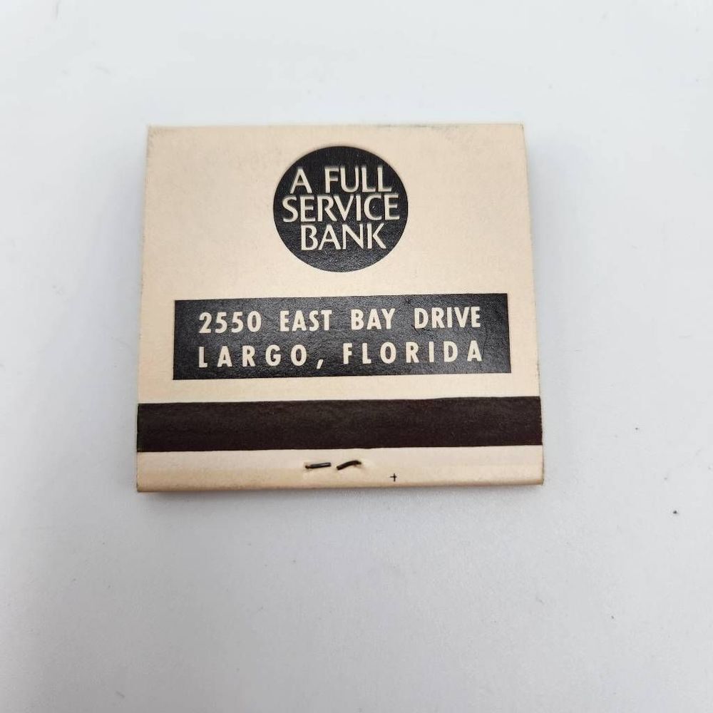Vintage Matchbook Mid-County Commercial Bank 2550 East Bay Drive Largo Florida M